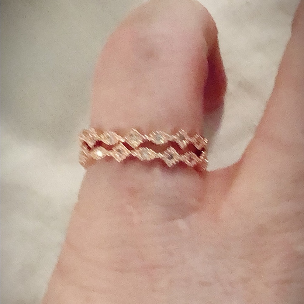 5/$50 Stackable Rose Gold Ring - Picture 5 of 7